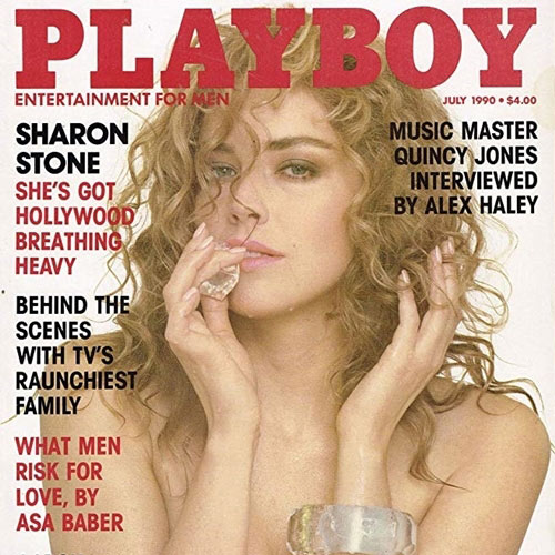 Sharon Stone Playboy cover 1990