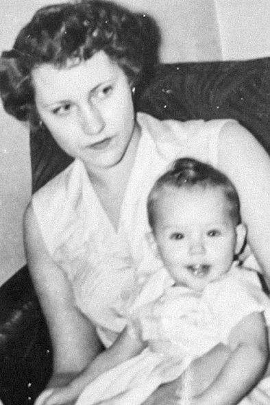 Sharon Stone as a toddler in 1960 Sharon Stone as a toddler in 1960